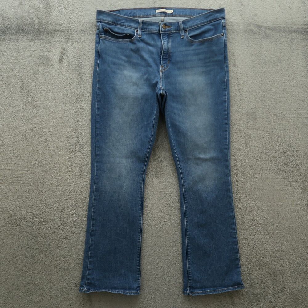 Levi's 315 Jeans Women's Size 34 Blue Mid-Rise Shaping Bootcut Denim 30" Inseam